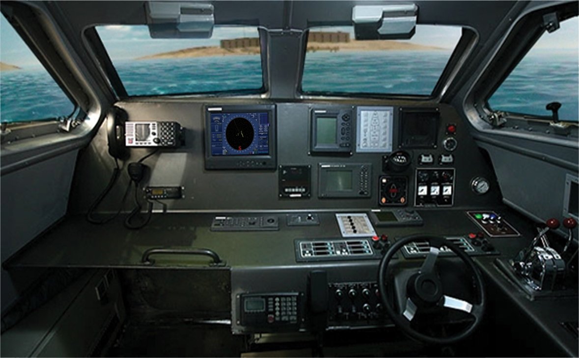 Simulateur d'embarcation rapide pleine mission