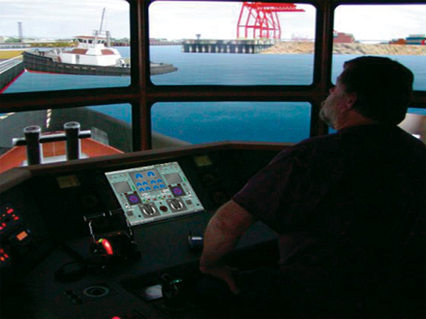 Simulateur de véhicule marin