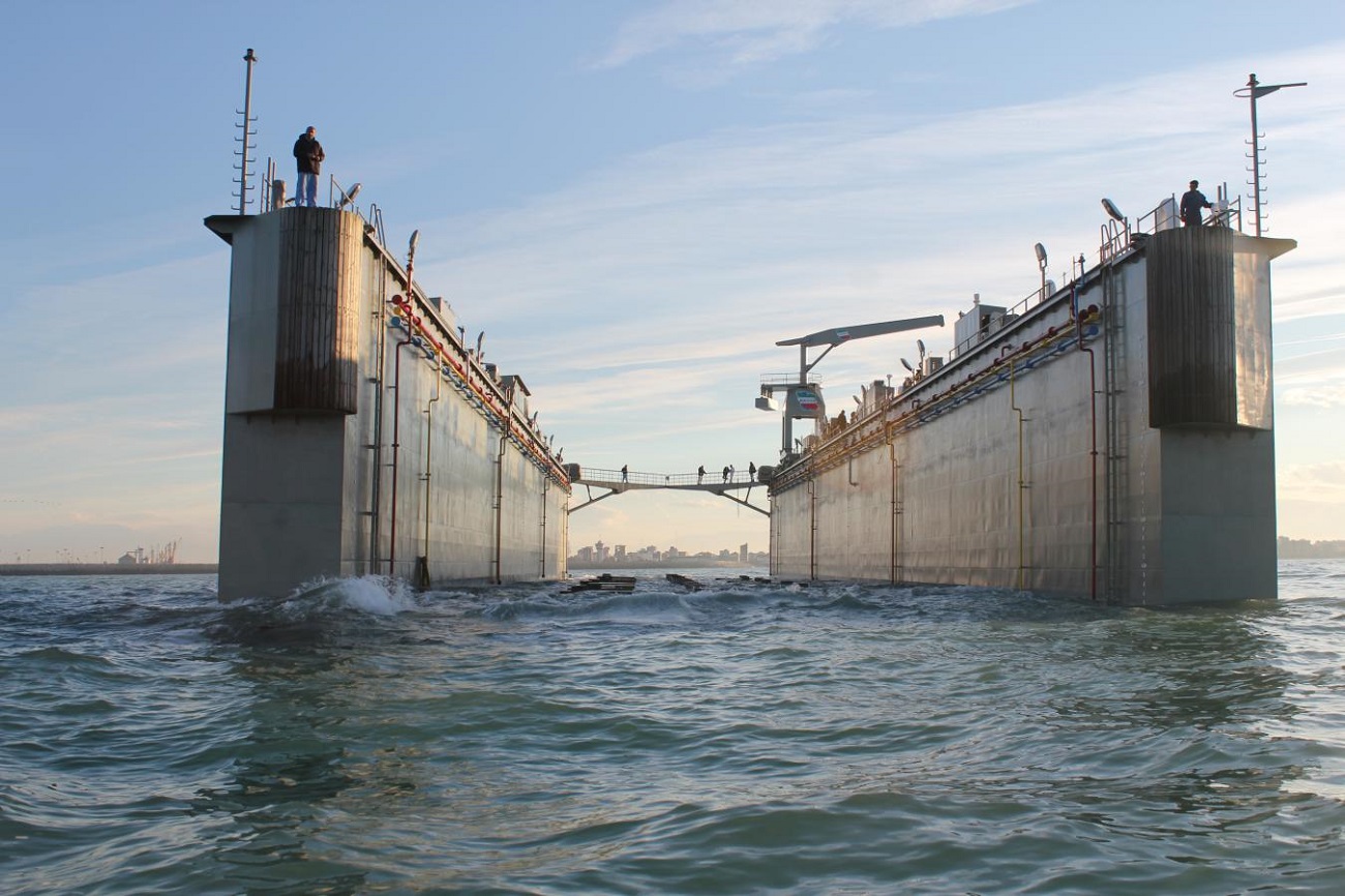 Dock flottant de 800, 2000 et 4000 tonnes